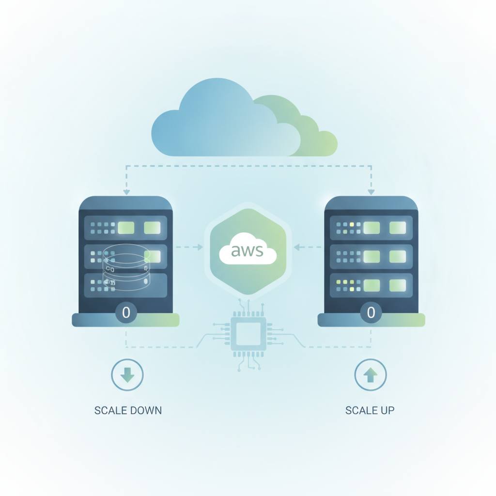 ماذا يعني Min=0/Max=0 في مثيلات AWS Lambda المدارة؟