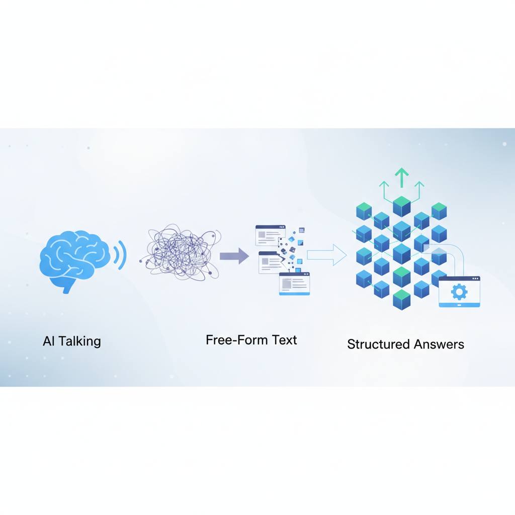 When AI Talks: Why Structured Answers Are Better Than Free-Form Text for Your Programs