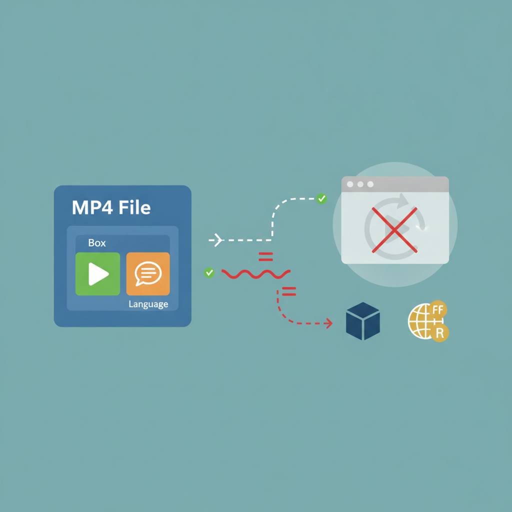 Why an MP4 File Might Not Play Even if Your Browser Supports MP4: The Secret of the «Box» and the «Language»