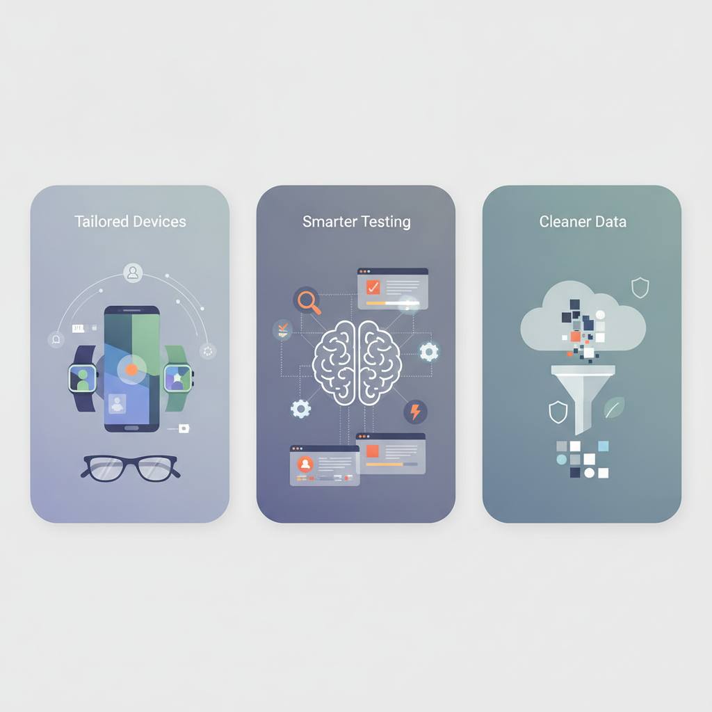 The Future of Tech: Tailored Devices, Smarter Testing, and Cleaner Data