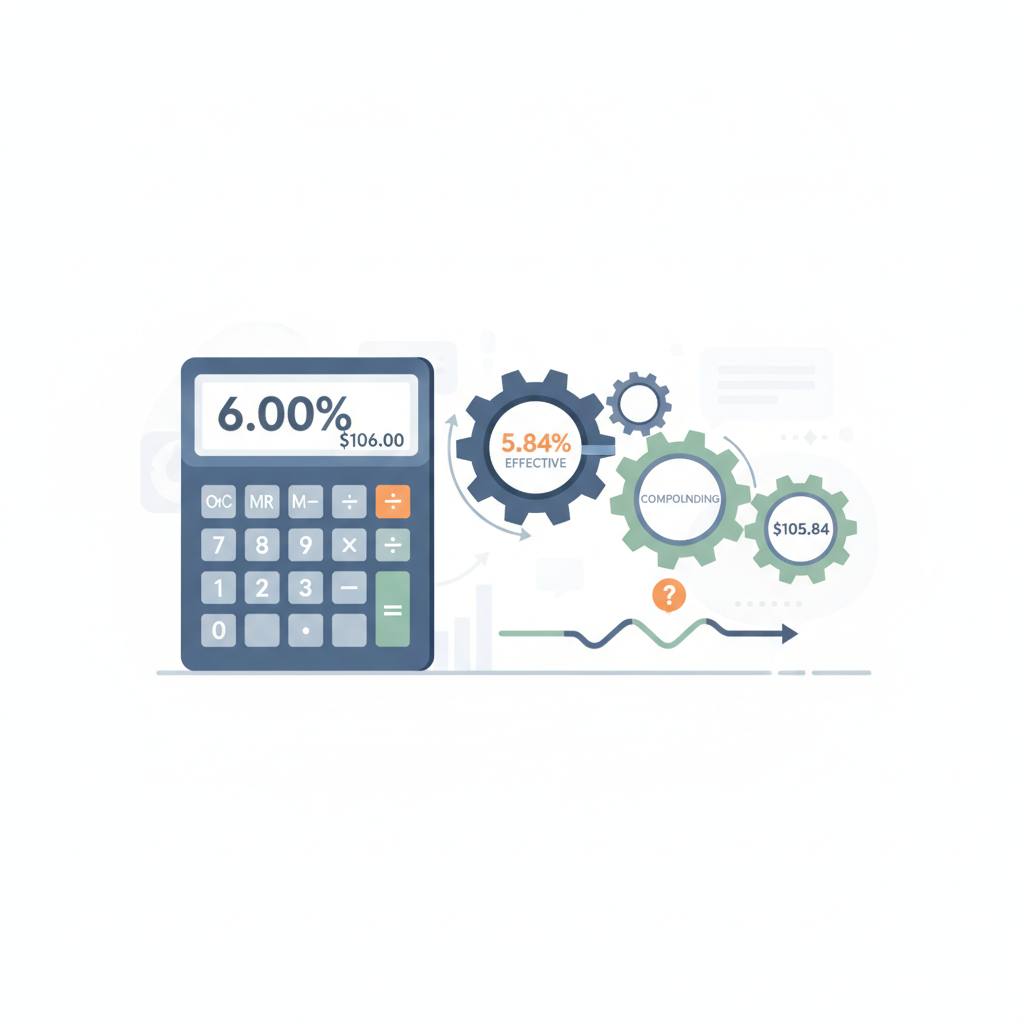 Why Your '6% APY' Might Not Be the '6%' Your Calculator Expects