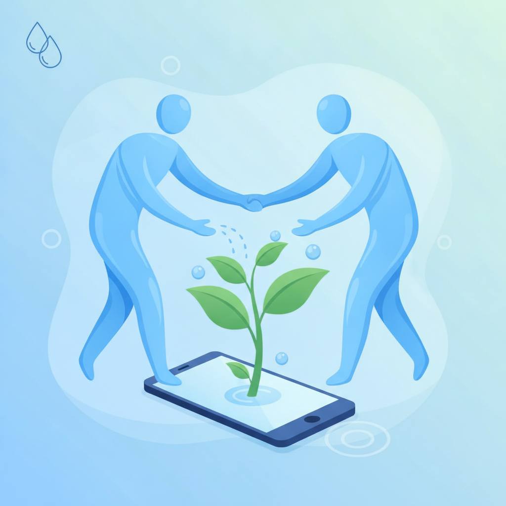 Looking for a Couple's Hydration App? DuoDrop Helps You Grow a Plant Together!
