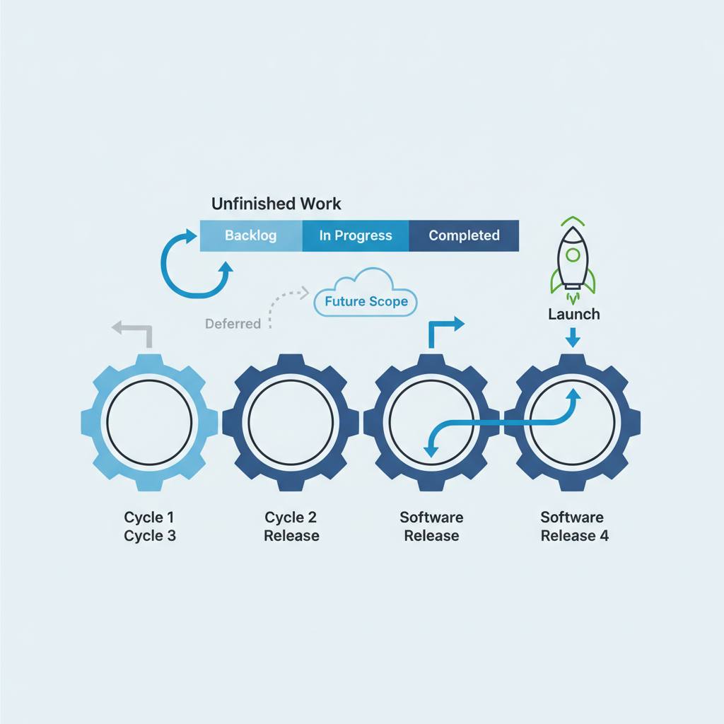 How to Smartly Manage Unfinished Work Across Software Release Cycles?